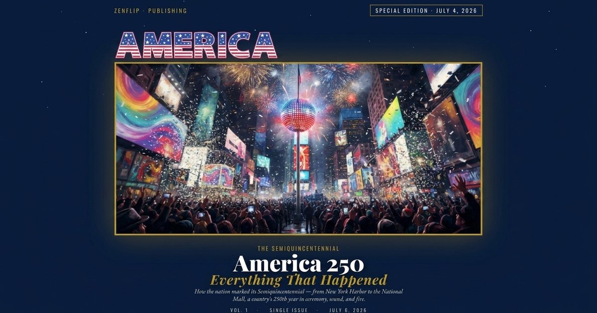 Cover of America 250 Celebrations | Special Edition
