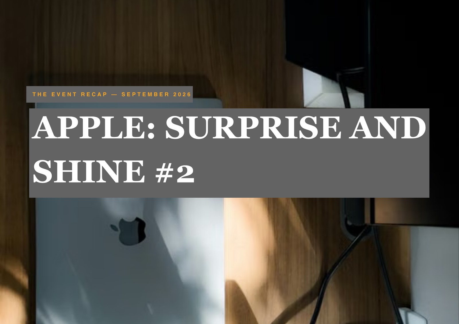 Cover of Apple: Surprise and Shine #2