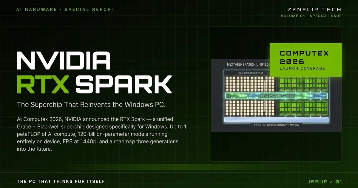 Cover of NVIDIA RTX Spark | Tech Magazine | Special Edition