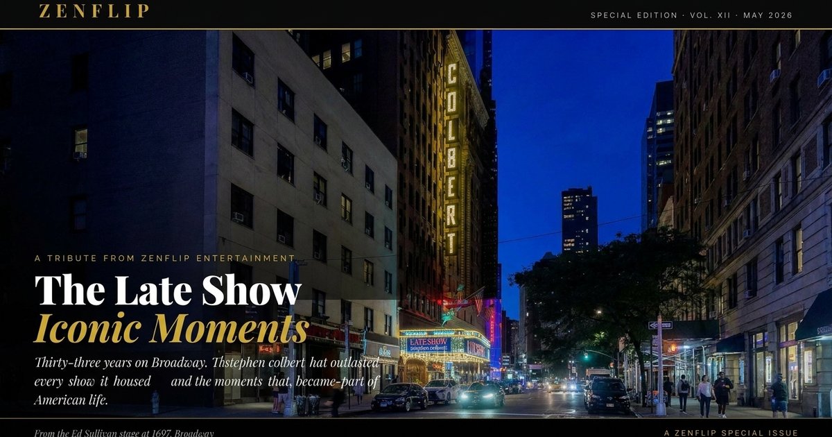 A Special Tribute to Late-Show's Greatest Moments | ZenFlip Edition