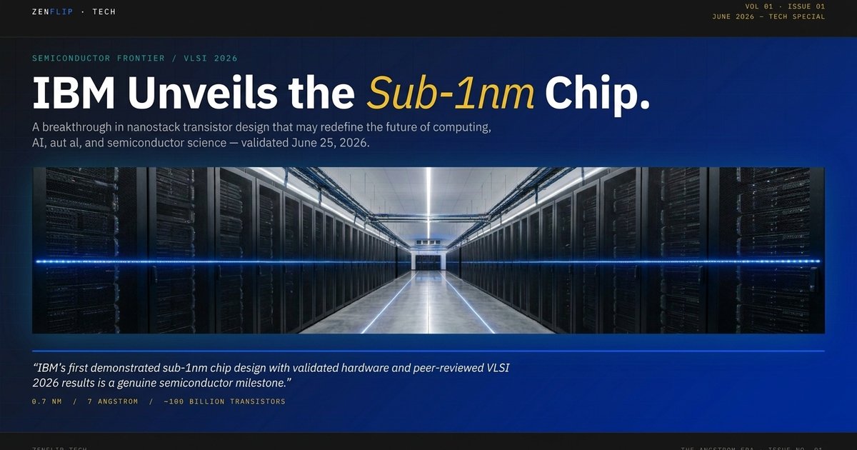 Cover of IBM Sub-1nm Chip | Tech Special Edition