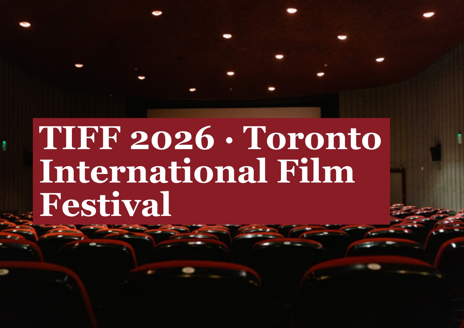 Cover of TIFF 2026 | Special Edition