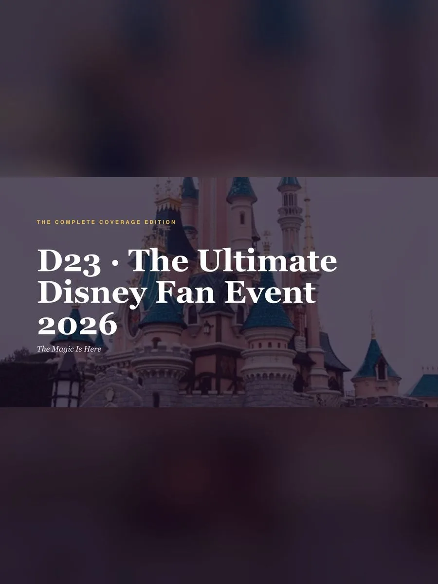 D23: The Ultimate Disney Fan Event 2026