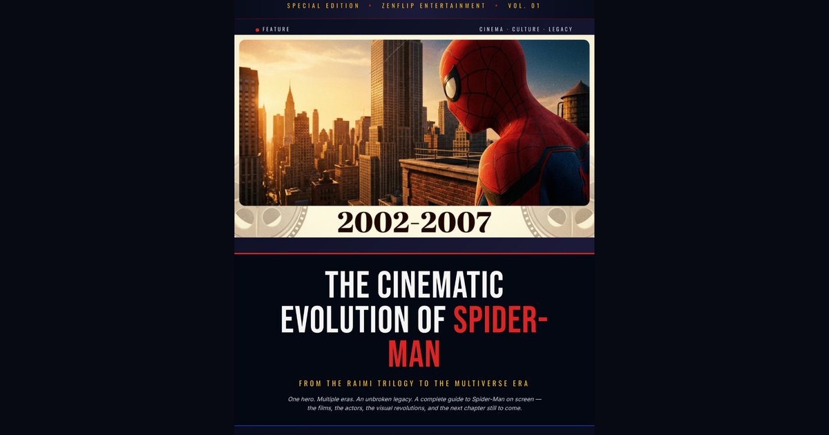 Cinematic Evolution of Spider-Man
