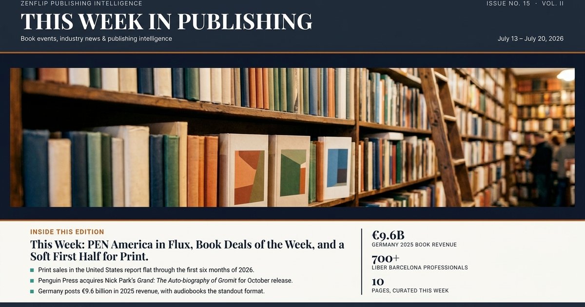 Cover of This Week in Publishing (July 12 - July 20)