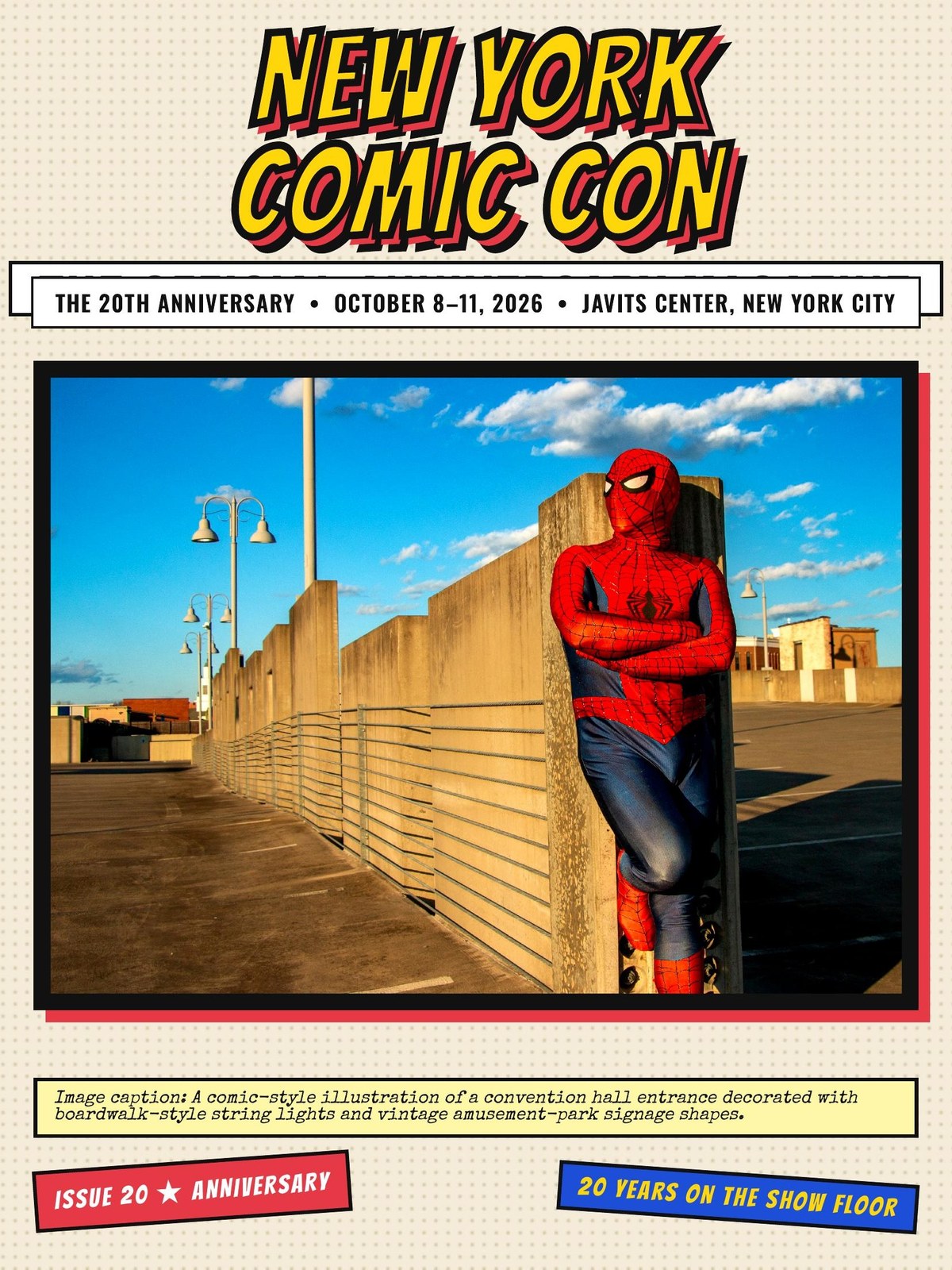 Cover of New York Comic Con’s 20th Anniversary