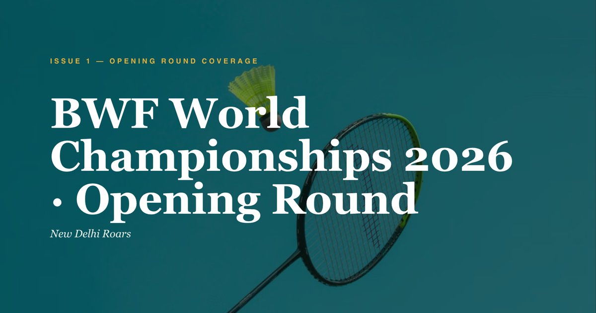 Cover of BWF World Championships 2026 #1