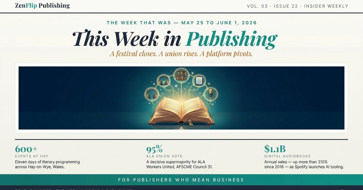 Cover of This Week In Publishing (May 25 - June 1)