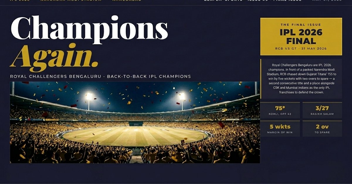 IPL #9 - Final Issue | ZenFlip Sports