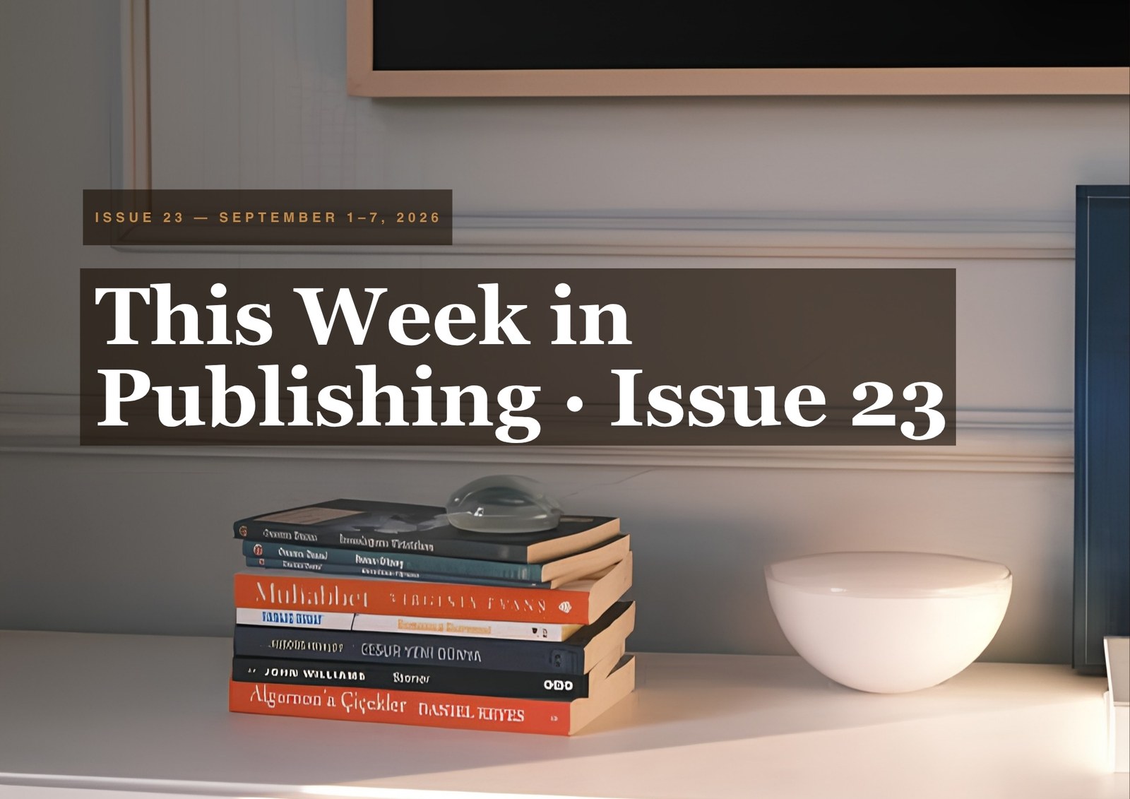 Cover of This Week in Publishing - September 1-7, 2026