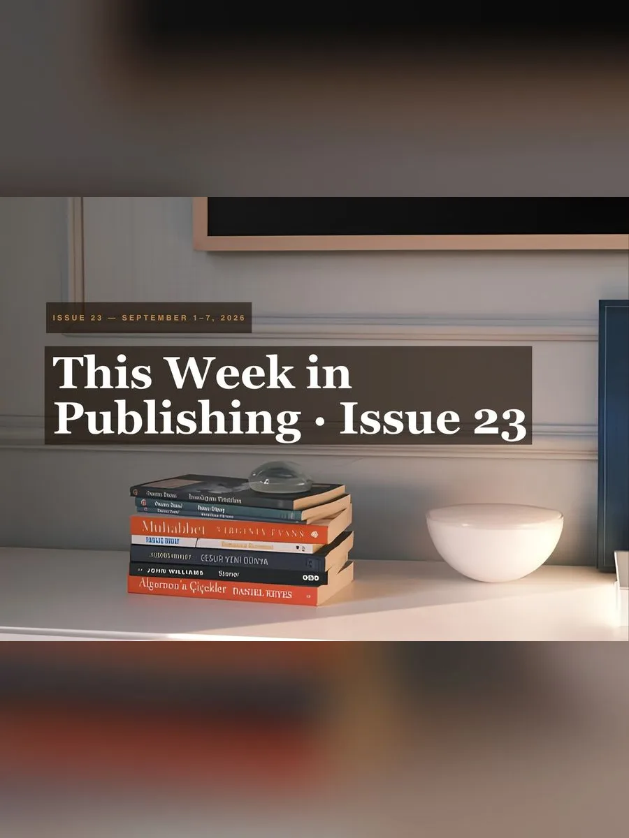 This Week in Publishing - September 1-7, 2026