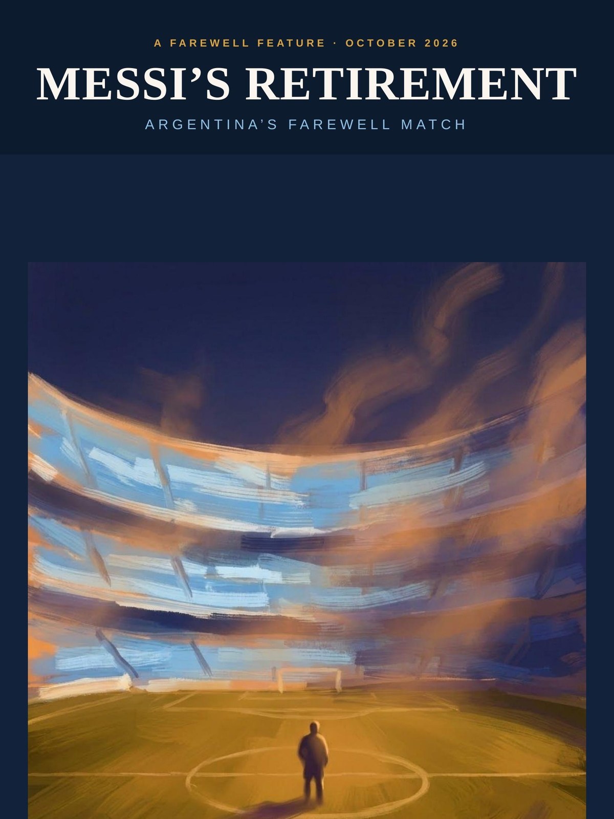 Cover of Messi’s Retirement - Argentina’s Farewell Match